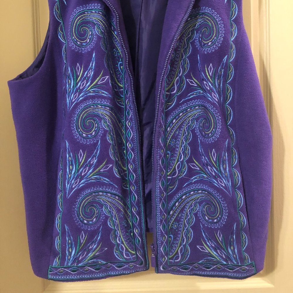 Bob Mackie Wearable Art Jacket Vest - image 4